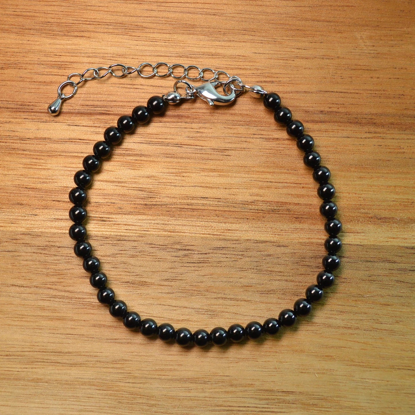 Schörl-Turmalin Fußkettchen - 4mm