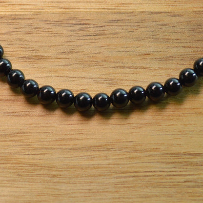 Schörl-Turmalin Fußkettchen - 4mm