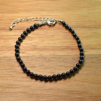 Schörl-Turmalin Fußkettchen - 4mm