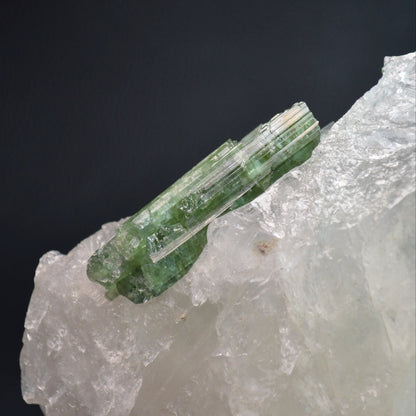 Verdelith- und Wassermelonen-Turmalin in Quarz