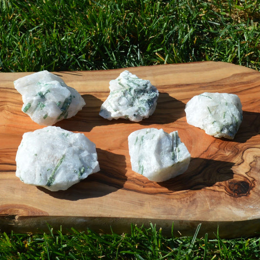 Verdelith-Turmalin in Quarz (Klein)