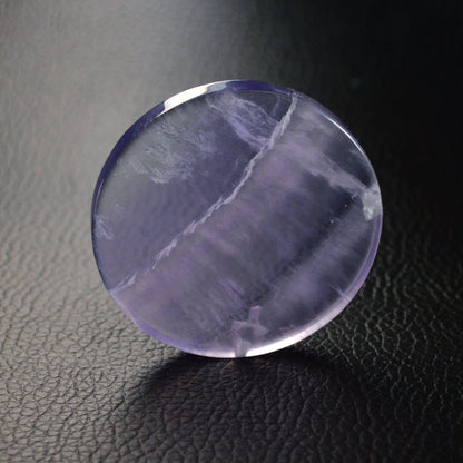 Lila Fluorit Scheibe, Flach