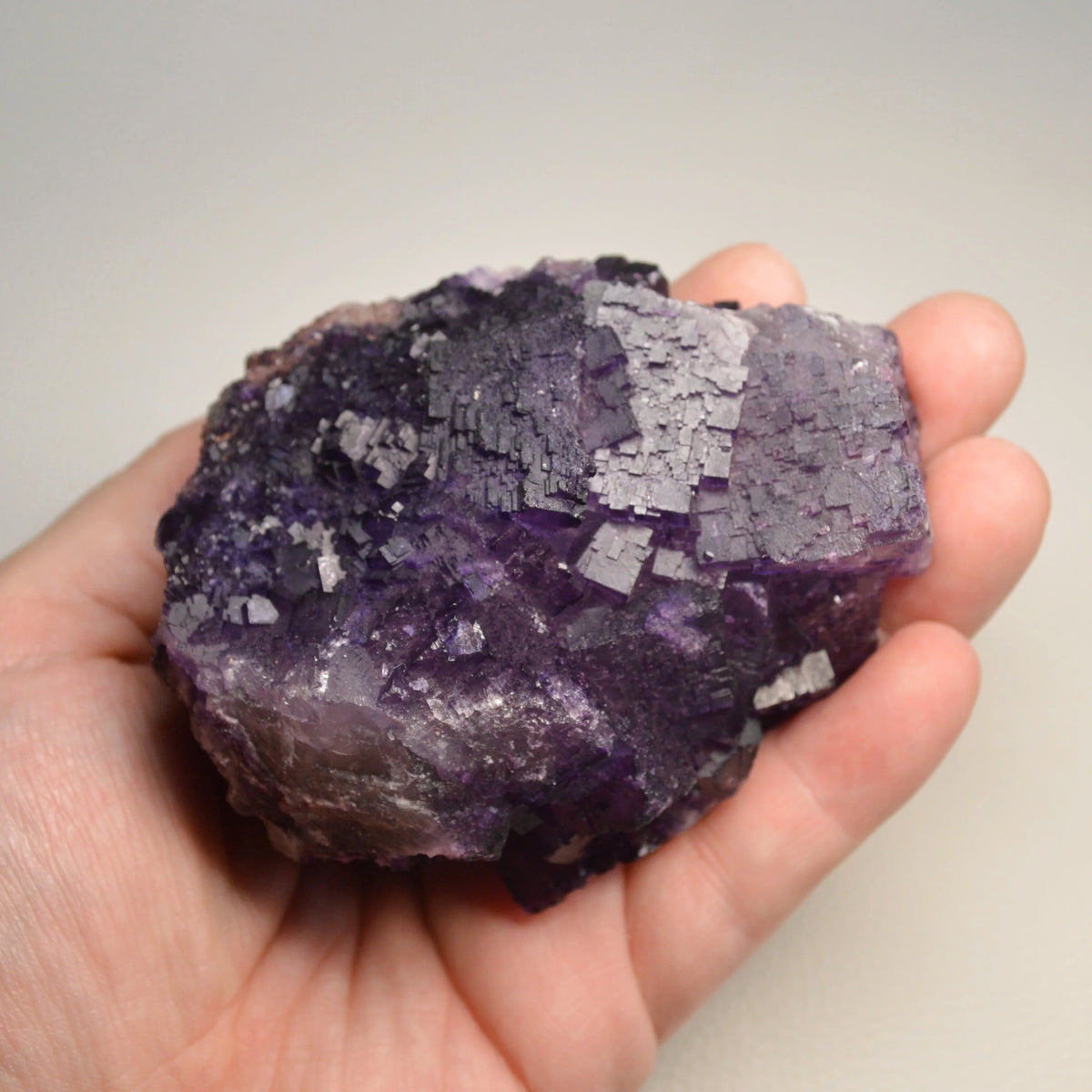 Violetter Fluorit Stufe
