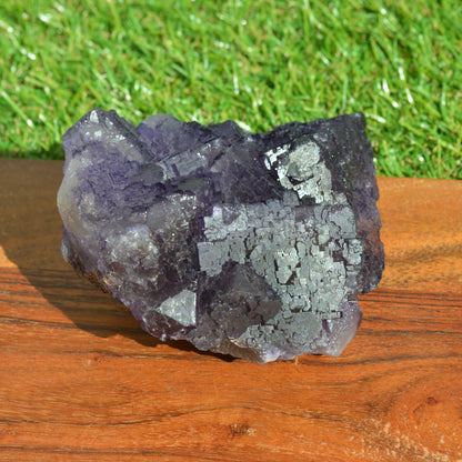 Violetter Fluorit Stufe