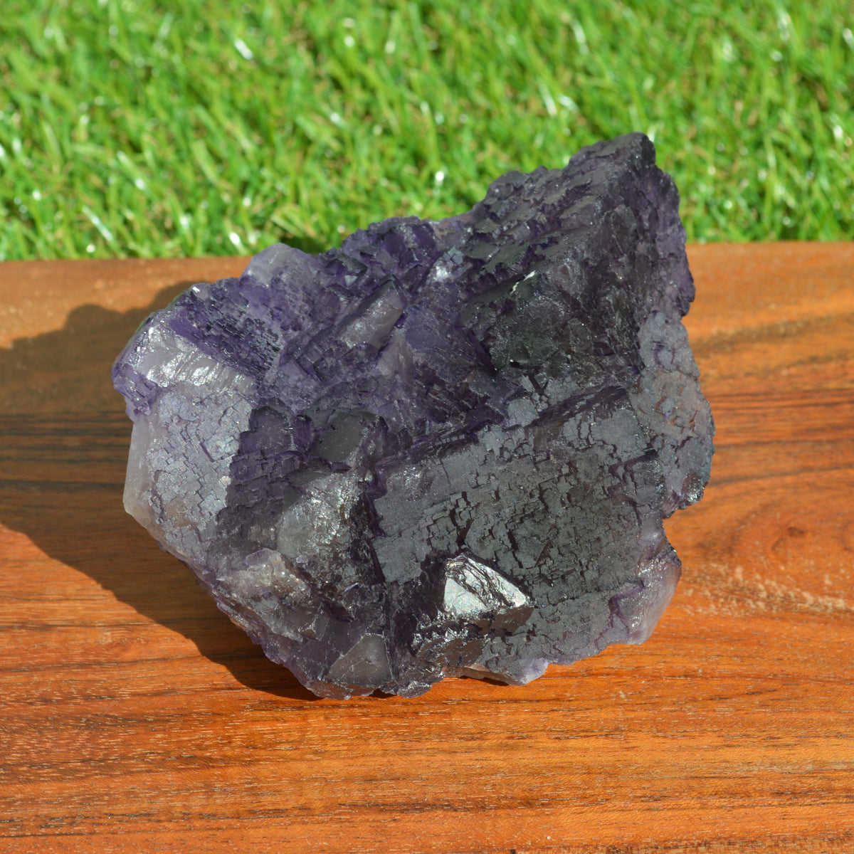 Violetter Fluorit Stufe