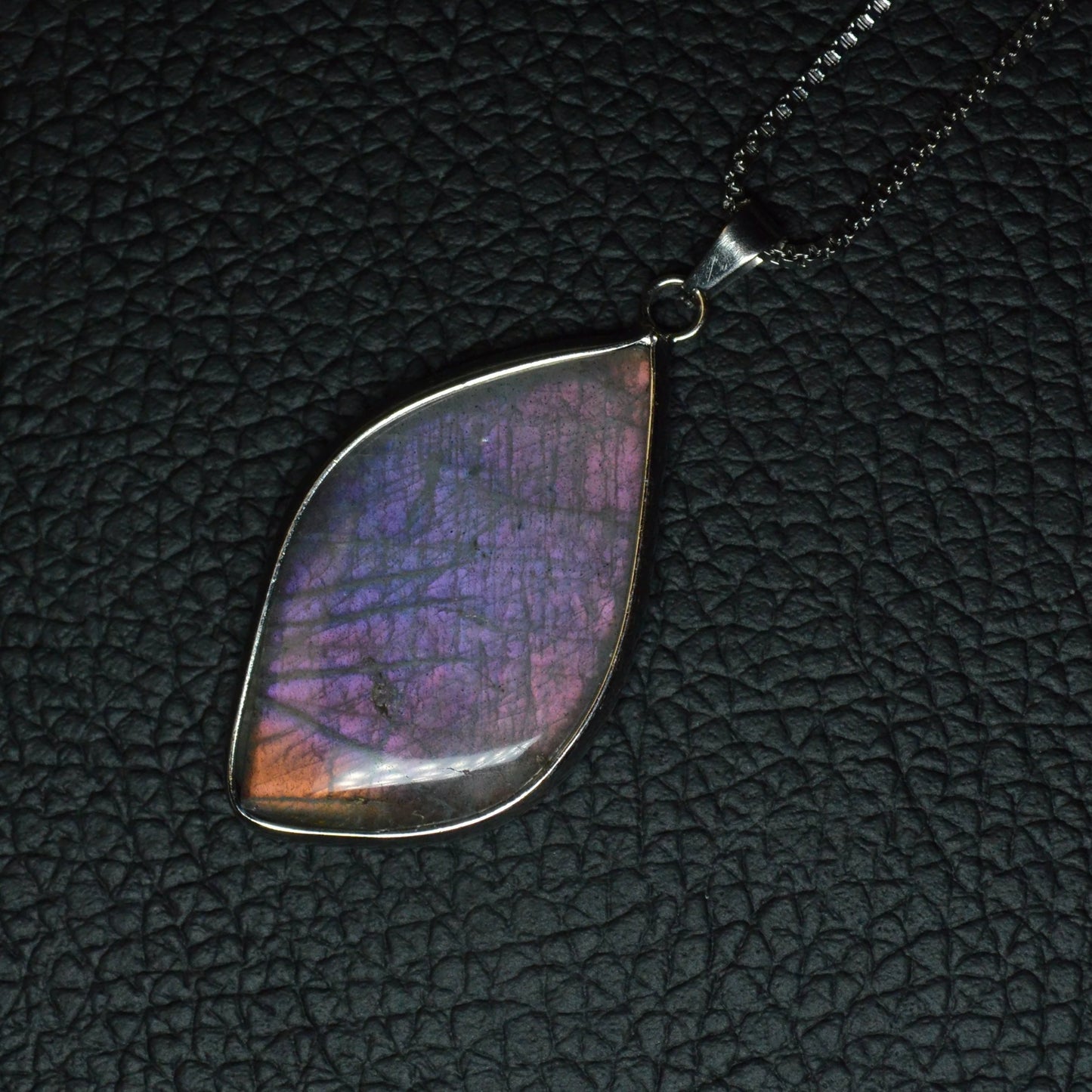 Sunset Labradorit Anhänger