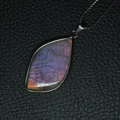 Sunset Labradorit Anhänger