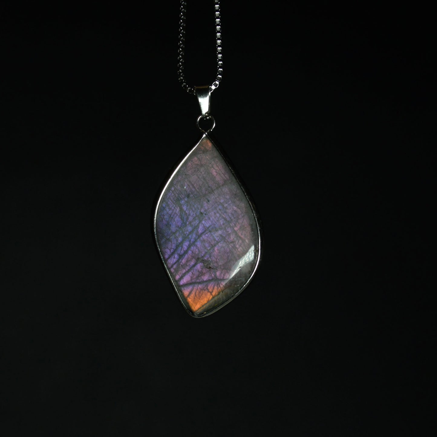 Sunset Labradorit Anhänger