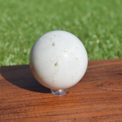 Schneeachat Kugel 58mm