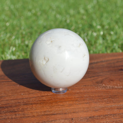 Schneeachat Kugel 58mm