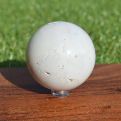 Schneeachat Kugel 58mm